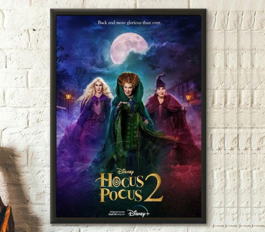Vintage Hocus Pocus Bleached Poster, Hocus Pocus, Squad Goals Poster, Hocus Pocus Bleached Poster, Hocus Pocus Disney Halloween Bleached