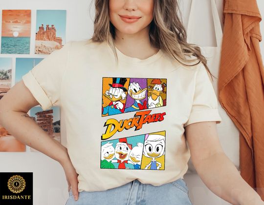 Discover Vintage Disney Ducktales Group Panels Retro Ducktales Shirt