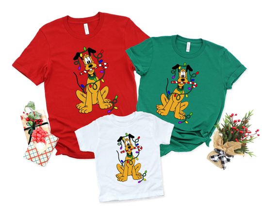 Disney Christmas Shirt, Disney Pluto Shirt, Funny Christmas Shirt
