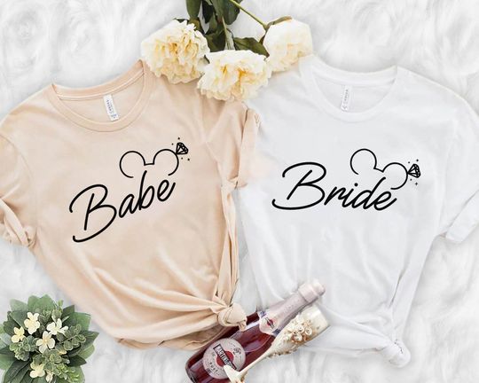 Disney Bachelorette Party Shirt, Disney Bridesmaid Shirt, Bridal Party Shirt