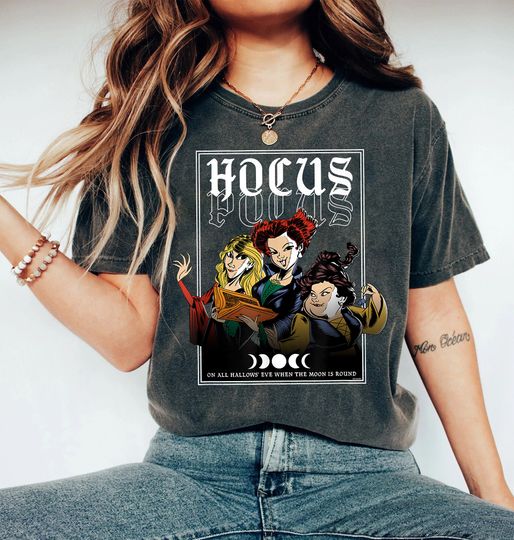 Disney Hocus Pocus On All Hallows Eve Shirt, Sanderson Sisters T-shirt, Disney Witch Shirt