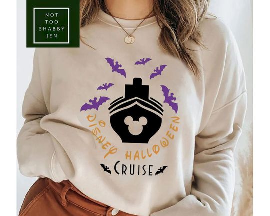 Disney Halloween Cruise Sweatshirts, Disney Boo Halloween Sweatshirt, Matching Disney Cruise
