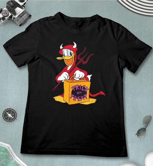 Disney Halloween- Donald Duck Devil Trick or Treat  Shirt, Disney Shirt, Disneyland Shirt