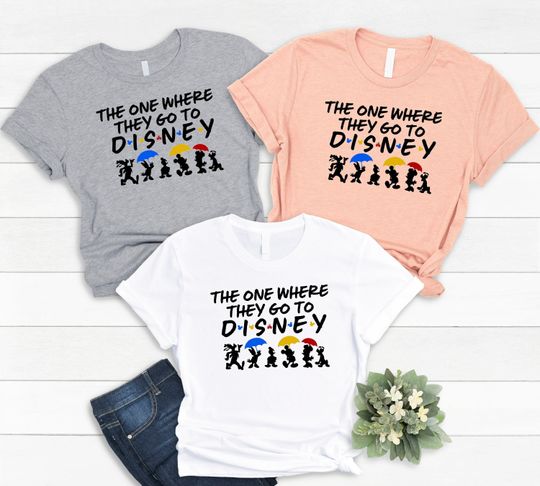 The One Where They Go To Disney Shirt, Disney Shirts, Disney Group Shirts, Disney Family Vacation
