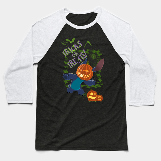 Stitch Halloween Fun Stuff - Disney - Baseball T-Shirt