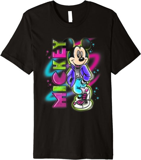 Disney Mickey Mouse Airbrush Premium T-Shirt