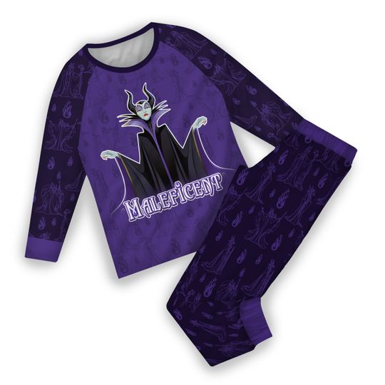 Dark Purple Maleficent Disney | Family Matching Pajamas Set