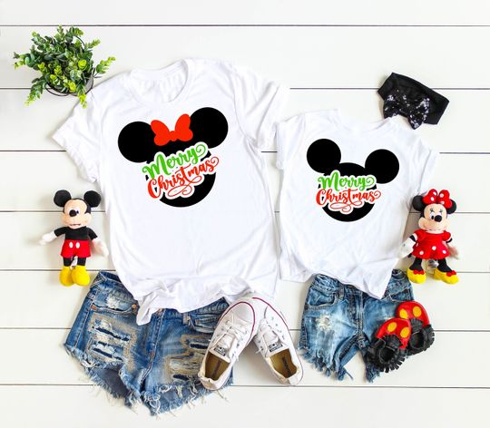 Disney Christmas Family shirts, Christmas matching shirts, Disney Christmas Trip 2022