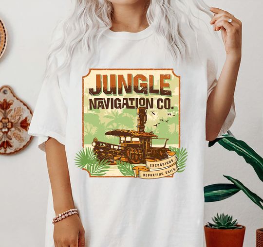 Disney Jungle Cruise Excursions Departing Daily, Disney Shirt