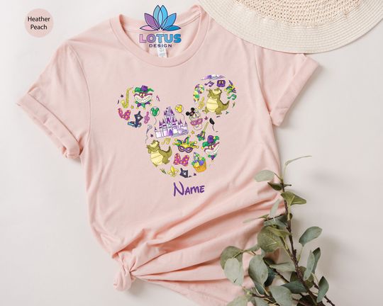 Custom Mardi Gras Shirt, Mickey Ears Shirt, Mardi Gras Name Shirt, Disney Trip Shirt