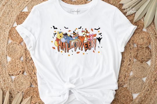 Winnie The Pooh Halloween Shirt, Pooh Halloween Shirt, Disney Halloween Shirt, Pooh And Friends Halloween Shirt, Pooh Bear Halloween