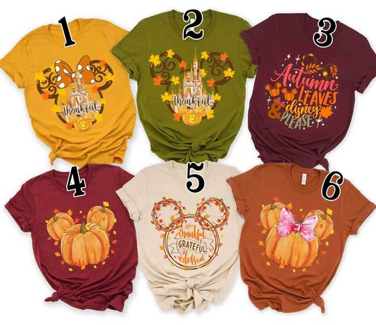 Fall Disney Thanksgiving Trip shirt, Disney Trip shirt, Family Thanksgiving Shirt