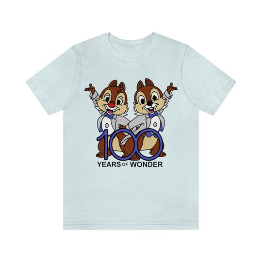 Disney 100 Years of Wonder, 100 year Anniversary, Chip n Dale Shirt