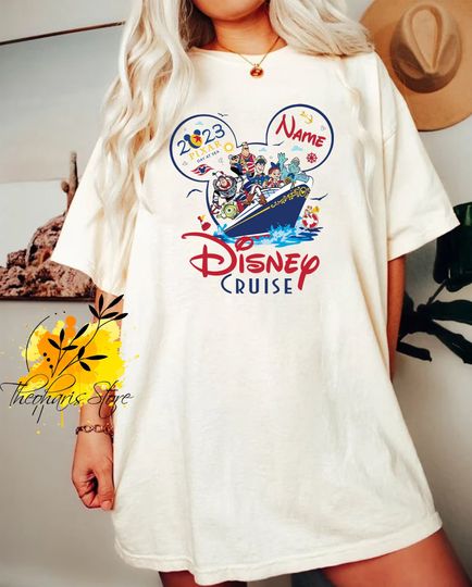 Custom Mickey Cruise Pixar Day At Sea Shirt, Disney Cruise Line 2023 Shirt