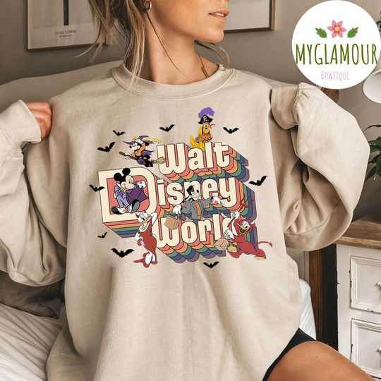Disney Mickey and Friends Pumpkin Halloween Sweatshirt