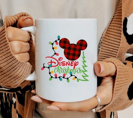 Disney Christmas Mugs, Merry Christmas