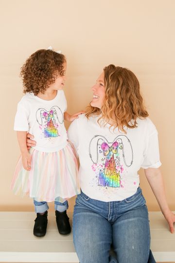 Easter Bunny Disney Castle Shirt| Disney Easter Shirts|  Disney Family Shirts