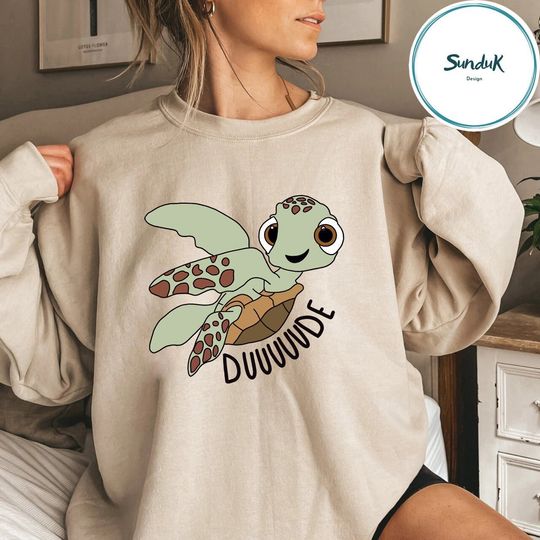 Disney Pixar Finding Nemo Squirt Dude Sweatshirt, Finding Nemo Sweatshirt, Magic Kingdom