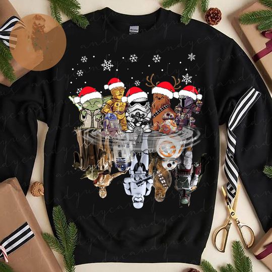 Star Wars Christmas Sweatshirt, Disney Christmas Sweatshirt,