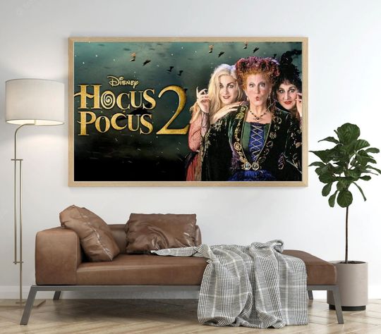 Vintage Hocus Pocus Bleached Poster, Hocus Pocus, Squad Goals Poster, Hocus Pocus Bleached Poster, Hocus Pocus Disney Halloween Bleached