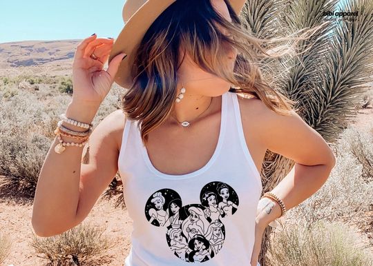 Disney Princess Tank top, Cute Princess