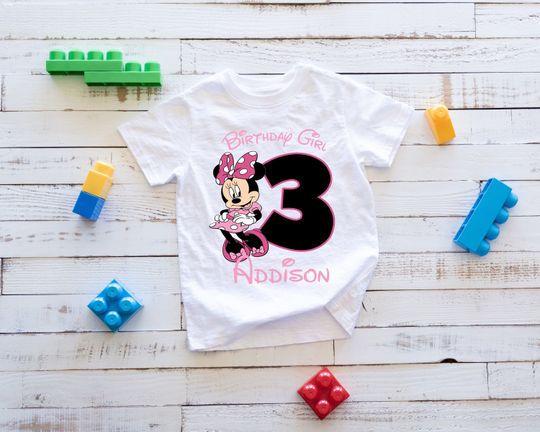 Minnie Mouse Birthday Shirt | Disney Birthday Shirt | Minnie Birthday Shirt