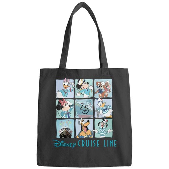 Disney Cruise line 25th anniversary Bags, Silver anniversary at sea Bags, Family cruise 2023 Bags