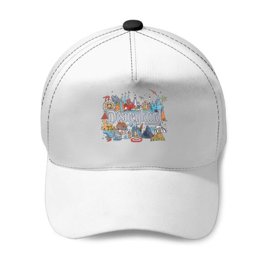 Disneyland Resort Baseball Caps, Vintage Disneyland Baseball Caps, Disney Aesthetic Baseball Caps