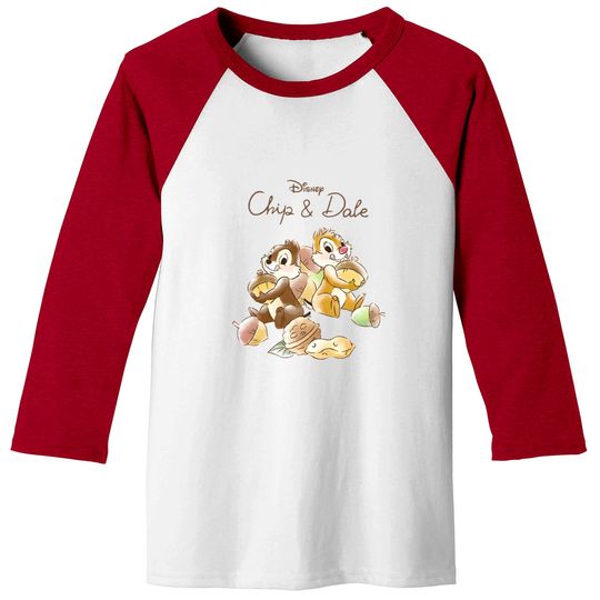 Disney Chip And Dale Baseball Tees, Chip And Dale Baseball Tees