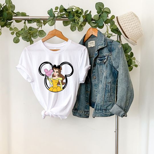 Belle Shirt, Disney Princess Shirt, Princess belle shirt