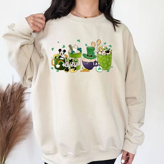 Discover Disney Patricks Day Shirt Mickey And Minnie St Patricks Day Coffee