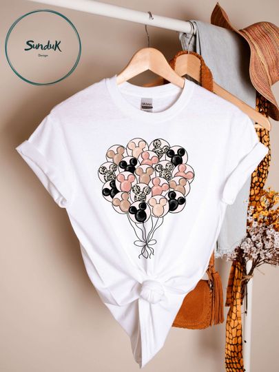 Disney Mickey Vintage Sweatshirt, Mickey Balloon Shirt, Disney Epcot Shirt