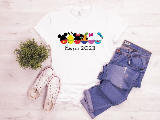 Disney Easter Shirts, Mickey And Friends Easter Shirt, Disney Easter Bunny Shirt