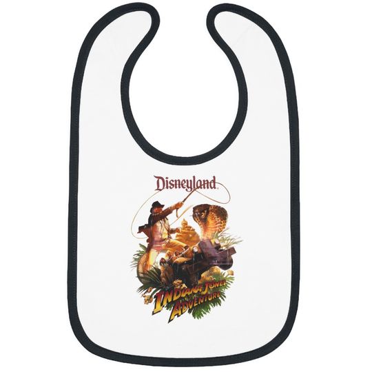 Indiana Jones Adventure Disneyland 1995 Comfort Colors Bibs,Indiana Jones Bibs
