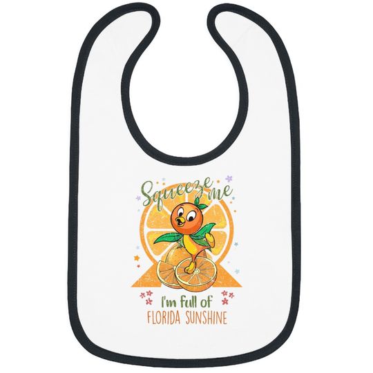 Vintage Disney Orange Bird Bibs, Disney Epcot Bibs, Floral Disney Epcot International Flower and Garden Festival 2023