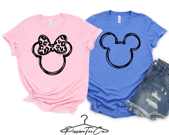 Mickey Mouse Minnie Mouse Shirts, Matching Disney Shirts