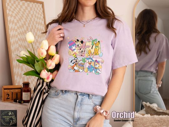 Mickey and Friends Easter Shirt, Disney Easter Bunny Shirt