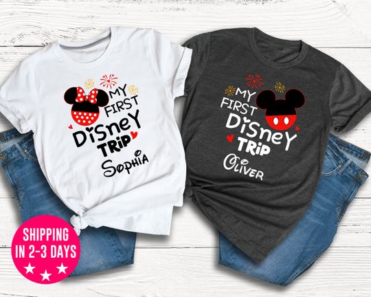 My First Disney Trip, Disney Shirt, Family Disney Shirt, Disneyworld Trip, Disney 2023 Shirt