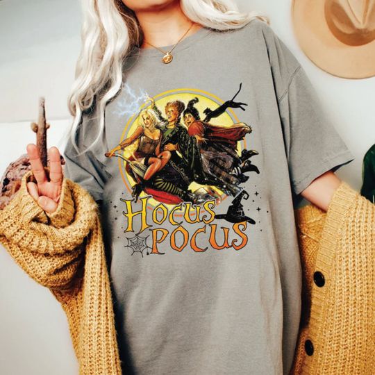 Retro Hocus Pocus Shirt, Sanderson Sisters Shirt, Disney Witch tee, Disney Scary Movie