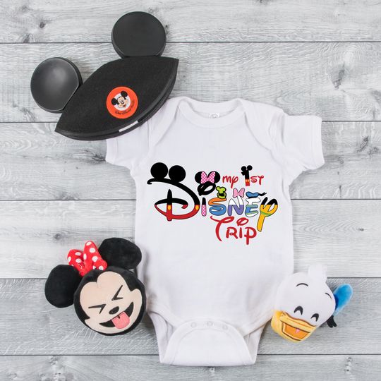 My First Disney Trip T-Shirt, First Disney Trip Onesie