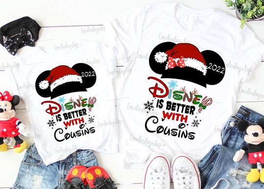 Disney Xmas Cousins shirt, Disney Cousins trip shirt