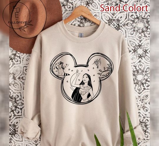 Disney Pocahontas Princess Sweatshirt