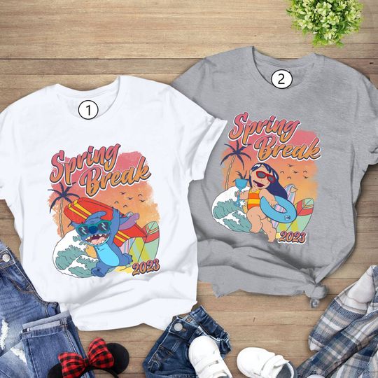 Disney Lilo And Stitch Spring Break 2023 Shirt, Disney Spring Break Family Shirts