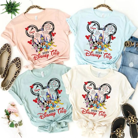 Disney Trip 2023 Shirt, Vacation Disney Family Trip 2023 Shirts, Disneyland Shirt, First Disney Trip 2023