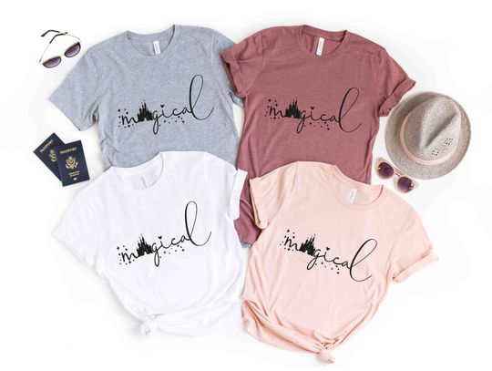 Disney Magical T-Shirt, Magical Disney Castle Shirt, Magic Kingdom Family Shirt