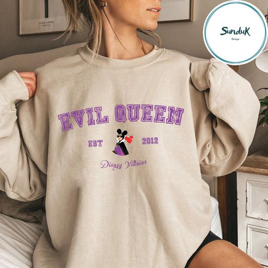 Custom Disney Villains Evil Queen Sweatshirt