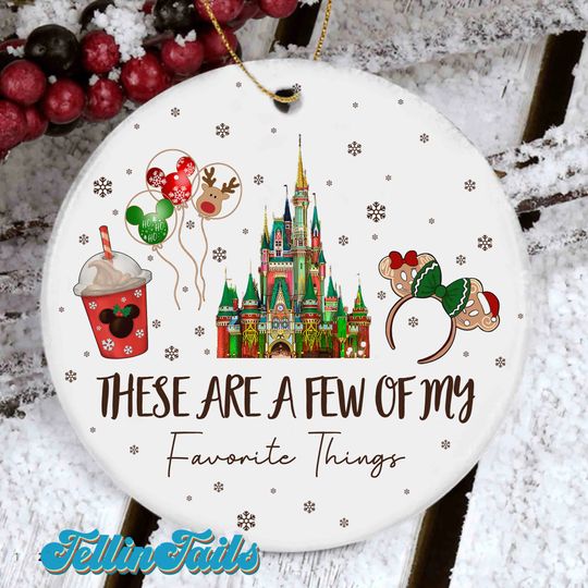 Discover A few of my favorite things Christmas, Disney Christmas Castle Ornament