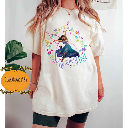 Disney Encanto Mirabel Uniquely Me Pink Butterfly Shirt