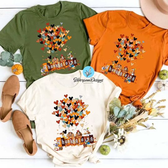Disney Fall Shirts, WDW Thanksgiving Shirt, Thanksgiving Matching Tee, Disney Trip Shirt