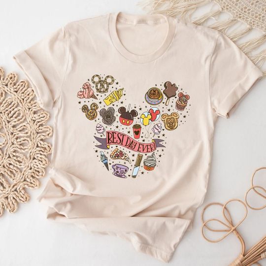 Best Day Ever Shirt, Disney Trip Shirt, Cute Disney For The Snacks Shirt
